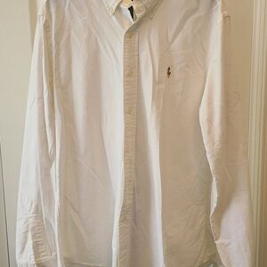 Ralph Lauren White Button-Down Shirt